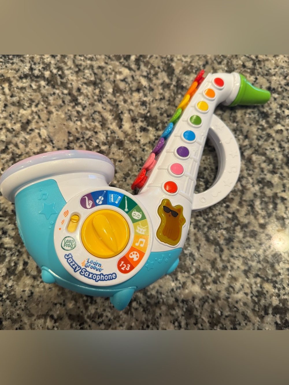Leapfrog Jazzy Saxophone Kids Toy - Blue with Rainbow Keys